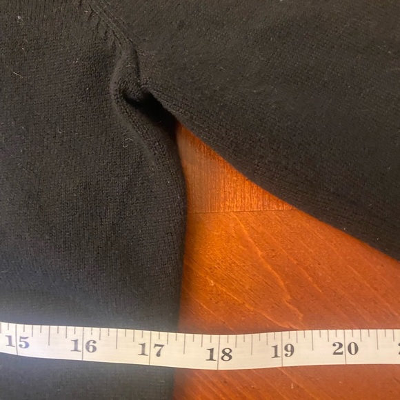 Vintage Pure Alfred Sung Medium Women’s Cardigan Black Cotton Ruffle - Picture 5 of 7